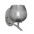 Toltec Lighting - 3721-GP-4602 - One Light Wall Sconce - Kurve - Graphite