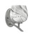 Toltec Lighting - 3721-GP-4819 - One Light Wall Sconce - Kurve - Graphite