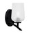 Toltec Lighting - 3721-MB-4250 - One Light Wall Sconce - Kurve - Matte Black