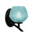 Toltec Lighting - 3721-MB-4625 - One Light Wall Sconce - Kurve - Matte Black