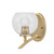 Toltec Lighting - 3721-NAB-4100 - One Light Wall Sconce - Kurve - New Age Brass