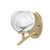 Toltec Lighting - 3721-NAB-4109 - One Light Wall Sconce - Kurve - New Age Brass