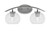 Toltec Lighting - 3722-GP-202 - Two Light Bath Bar - Kurve - Graphite