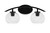 Toltec Lighting - 3722-MB-202 - Two Light Bath Bar - Kurve - Matte Black