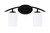 Toltec Lighting - 3722-MB-310 - Two Light Bath Bar - Kurve - Matte Black