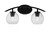 Toltec Lighting - 3722-MB-4102 - Two Light Bath Bar - Kurve - Matte Black