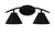 Toltec Lighting - 3722-MB-421-MB - Two Light Bath Bar - Kurve - Matte Black