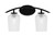 Toltec Lighting - 3722-MB-4250 - Two Light Bath Bar - Kurve - Matte Black