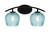 Toltec Lighting - 3722-MB-4605 - Two Light Bath Bar - Kurve - Matte Black