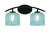 Toltec Lighting - 3722-MB-4615 - Two Light Bath Bar - Kurve - Matte Black