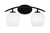 Toltec Lighting - 3722-MB-4811 - Two Light Bath Bar - Kurve - Matte Black