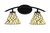 Toltec Lighting - 3722-MB-9115 - Two Light Bath Bar - Kurve - Matte Black