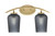 Toltec Lighting - 3722-NAB-4252 - Two Light Bath Bar - Kurve - New Age Brass