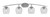 Toltec Lighting - 3724-GP-4812 - Four Light Bath Bar - Kurve - Graphite