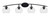 Toltec Lighting - 3724-MB-202 - Four Light Bath Bar - Kurve - Matte Black