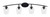 Toltec Lighting - 3724-MB-210 - Four Light Bath Bar - Kurve - Matte Black