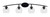 Toltec Lighting - 3724-MB-4100 - Four Light Bath Bar - Kurve - Matte Black