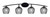 Toltec Lighting - 3724-MB-4602 - Four Light Bath Bar - Kurve - Matte Black