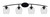 Toltec Lighting - 3724-MB-4812 - Four Light Bath Bar - Kurve - Matte Black