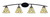 Toltec Lighting - 3724-MB-9115 - Four Light Bath Bar - Kurve - Matte Black