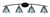 Toltec Lighting - 3724-MB-9325 - Four Light Bath Bar - Kurve - Matte Black