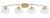Toltec Lighting - 3724-NAB-202 - Four Light Bath Bar - Kurve - New Age Brass