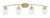 Toltec Lighting - 3724-NAB-210 - Four Light Bath Bar - Kurve - New Age Brass