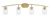 Toltec Lighting - 3724-NAB-300 - Four Light Bath Bar - Kurve - New Age Brass