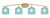 Toltec Lighting - 3724-NAB-4615 - Four Light Bath Bar - Kurve - New Age Brass