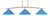 Toltec Lighting - 3733-GP-415 - Three Light Bar - Kurve - Graphite
