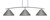 Toltec Lighting - 3733-GP-420-GP - Three Light Bar - Kurve - Graphite