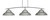Toltec Lighting - 3733-GP-429-GP - Three Light Bar - Kurve - Graphite