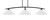 Toltec Lighting - 3733-MB-2161 - Three Light Bar - Kurve - Matte Black
