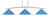 Toltec Lighting - 3733-NAB-415 - Three Light Bar - Kurve - New Age Brass