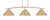 Toltec Lighting - 3733-NAB-420-NAB - Three Light Bar - Kurve - New Age Brass
