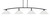 Toltec Lighting - 3734-MB-411 - Four Light Bar - Kurve - Matte Black