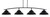 Toltec Lighting - 3734-MB-429-MB - Four Light Bar - Kurve - Matte Black