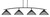 Toltec Lighting - 3734-MB-808-MB - Four Light Bar - Kurve - Matte Black