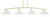 Toltec Lighting - 3734-NAB-2161 - Four Light Bar - Kurve - New Age Brass