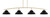 Toltec Lighting - 3734-NAB-428-MB - Four Light Bar - Kurve - New Age Brass