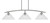 Toltec Lighting - 3736-GP-306 - Three Light Island Pendant - Kurve - Graphite