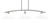 Toltec Lighting - 3736-GP-316 - Three Light Island Pendant - Kurve - Graphite