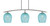 Toltec Lighting - 3736-GP-4905 - Three Light Island Pendant - Kurve - Graphite
