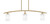 Toltec Lighting - 3736-NAB-3001 - Three Light Island Pendant - Kurve - New Age Brass