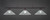 Toltec Lighting - 373-DG-411 - Three Light Bar - Oxford - Dark Granite