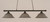 Toltec Lighting - 373-DG-602 - Three Light Billiard Bar - Oxford - Dark Granite