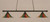 Toltec Lighting - 373-DG-764 - Three Light Billiard Bar - Oxford - Dark Granite