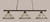 Toltec Lighting - 373-DG-910 - Three Light Billiard Bar - Oxford - Dark Granite