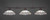Toltec Lighting - 373-DG-948 - Three Light Bar - Oxford - Dark Granite