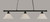 Toltec Lighting - 373-MB-5831 - Three Light Billiard Bar - Oxford - Matte Black